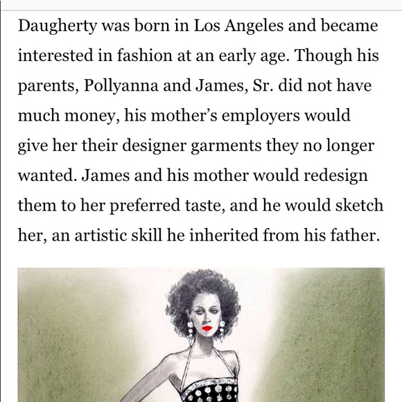 RARE JAMES DAUGHERTY Sz S Black jersey maxi dress - Picture 4 of 8